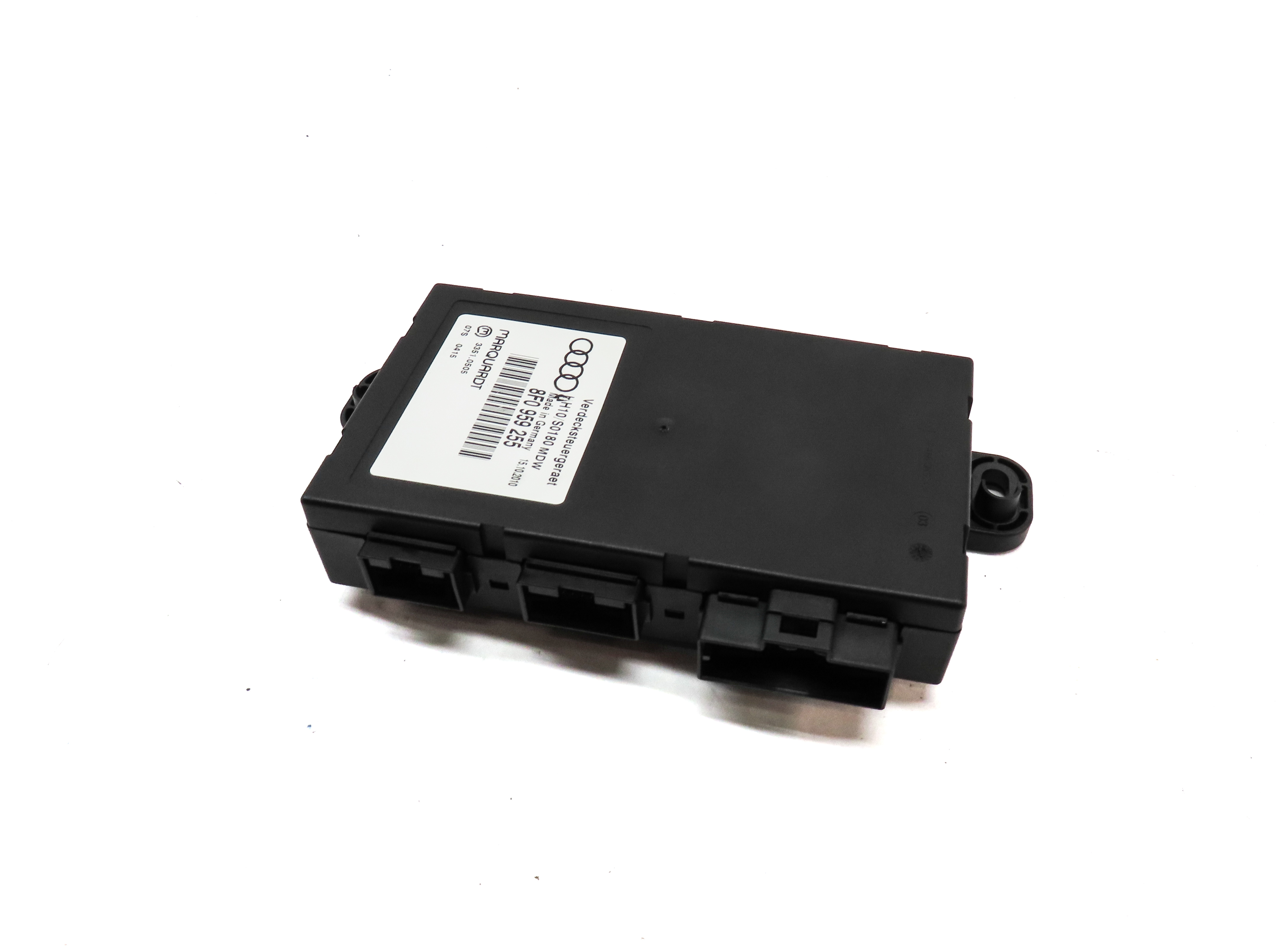 2010-2017 AUDI A5 S5 (B8 8T) CONVERTIBLE TOP LIFT ROOF CONTROL MODULE COMPUTER — exact item pictured